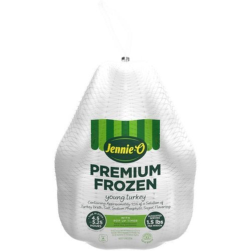 Jennie-O Young Turkey - Frozen -- Ad price is 57¢/lb with additional $25 min purchase